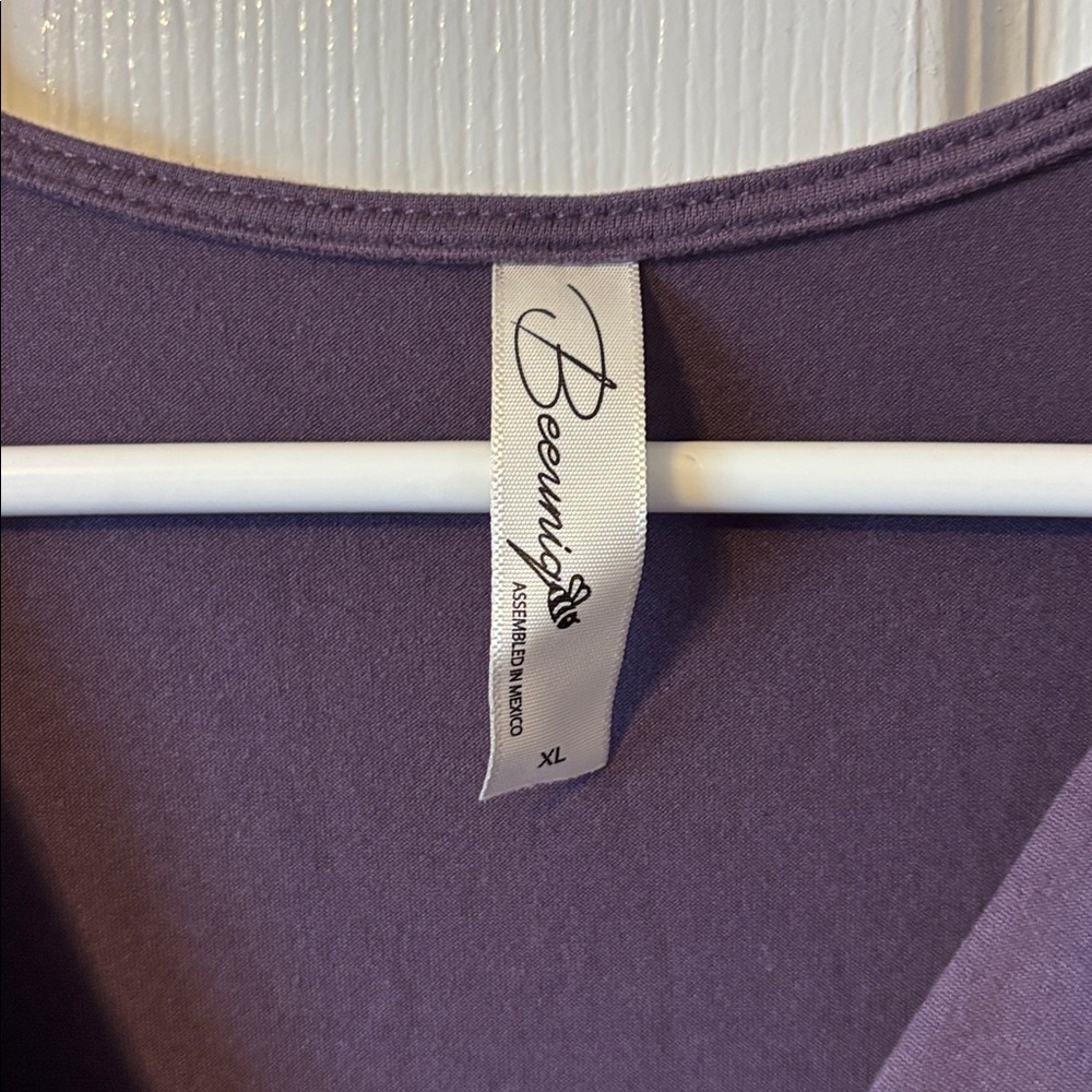 Purple High-Low Dress - Picture 3 of 6